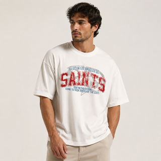 تیشرت مردانه اورسایز Saints | صددرصد پنبه